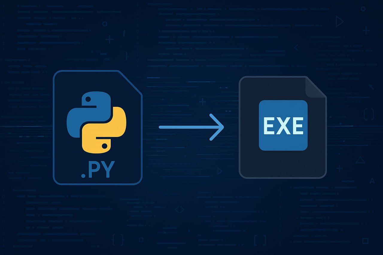 تبدیل فایل پایتون به فایل exe
